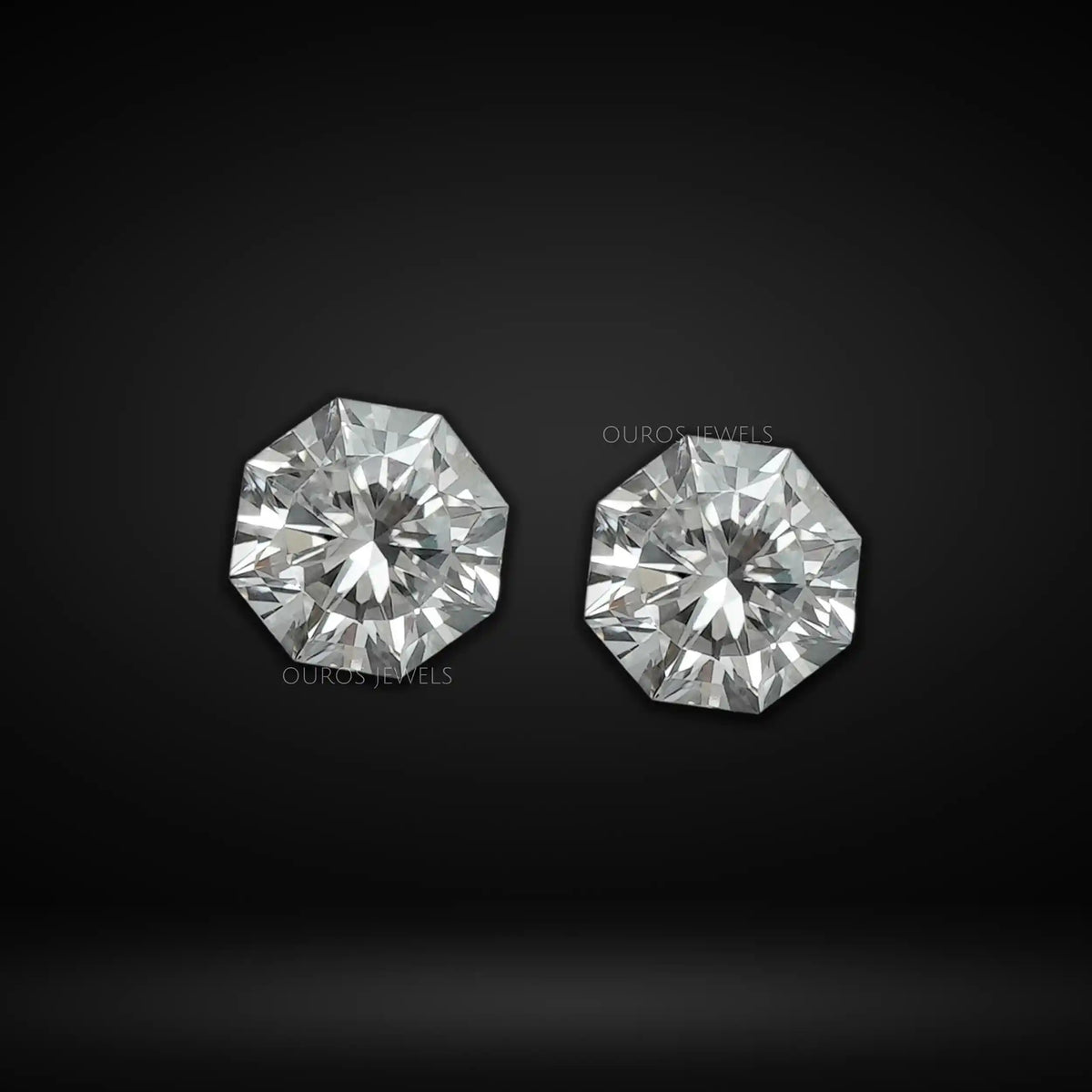 Octagon Shape Lab Diamond Loose Pair Loose