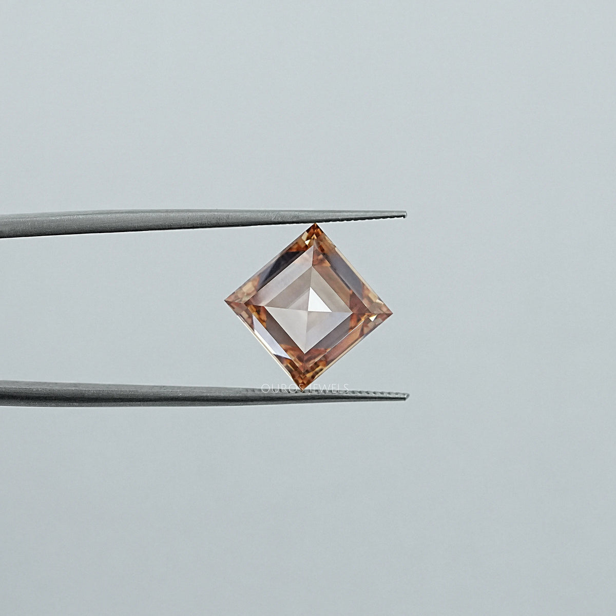 Champagne Carre Cut Lab Grown Diamond Loose