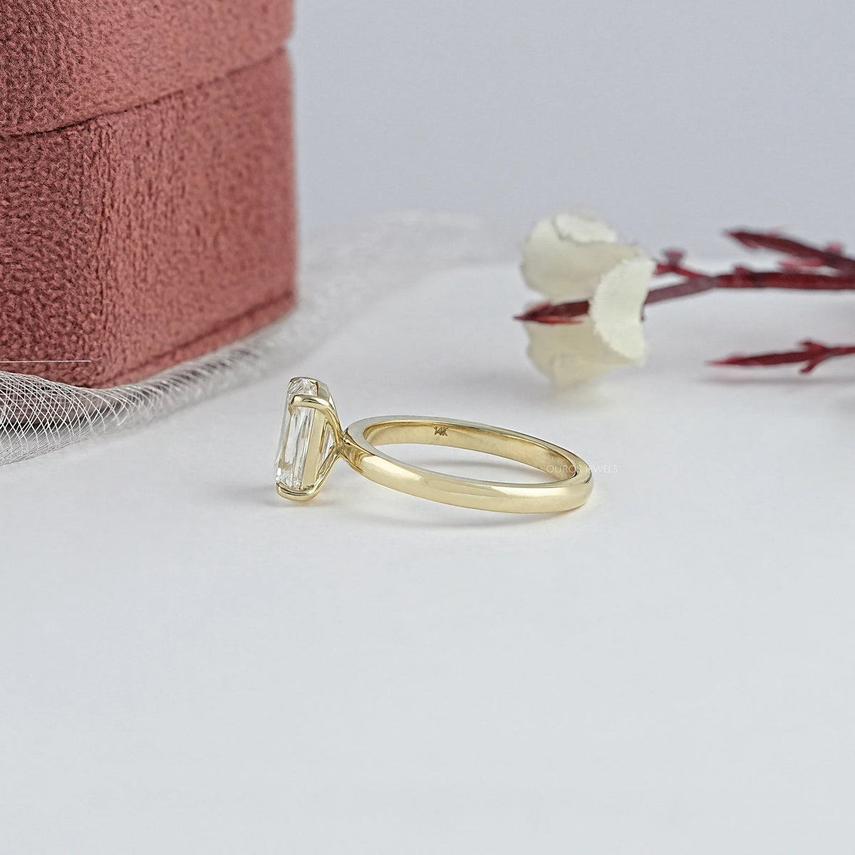 Criss Cut Lab Grown Diamond Solitaire Ring Ring