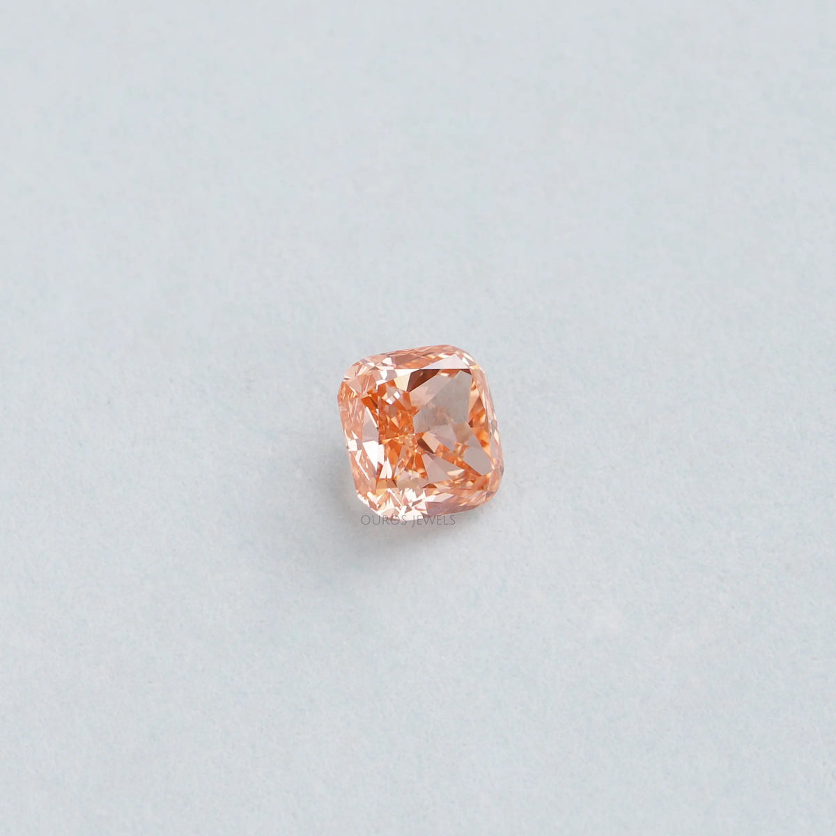 1.35 Carat Vivid Pink Cushion Lab Diamond