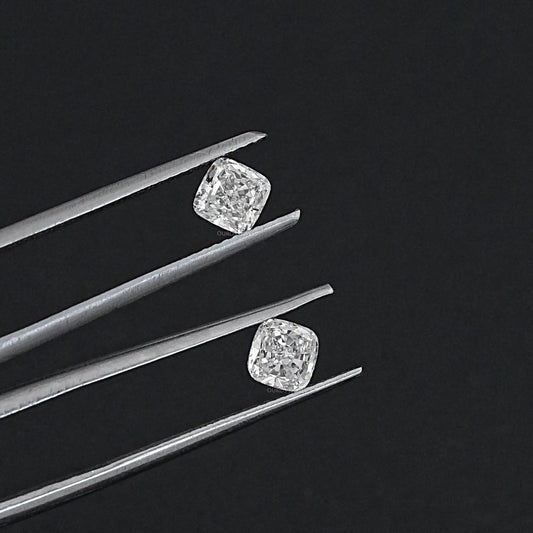 Cushion Cut Lab Diamond Matching Pair Loose