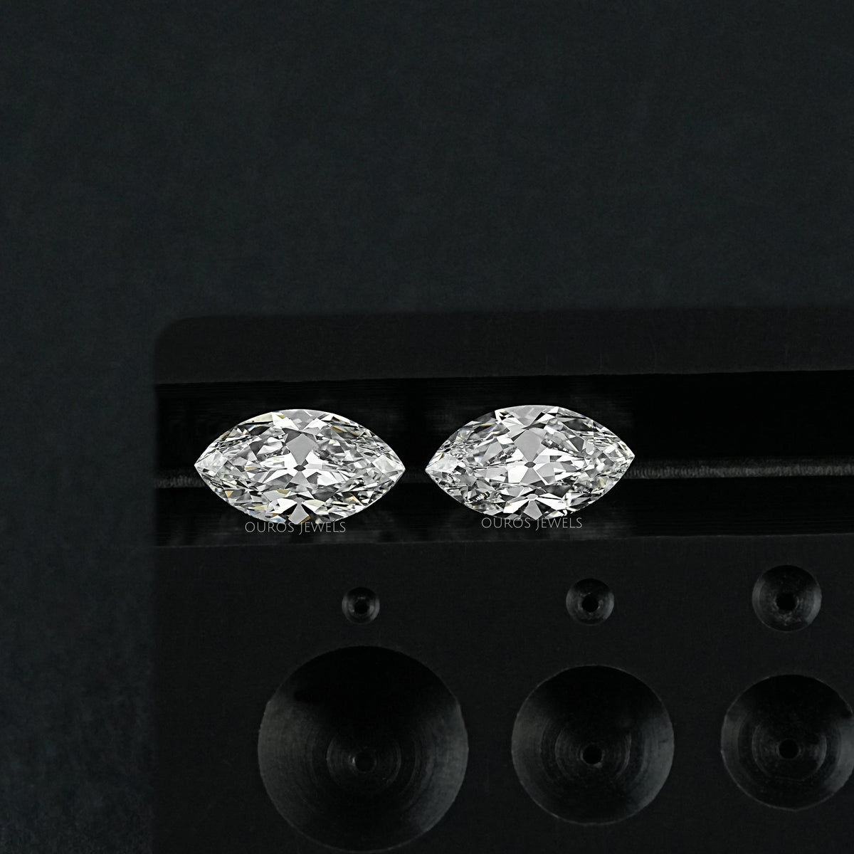 Old Mine Marquise Lab Diamond Matching Pair Loose