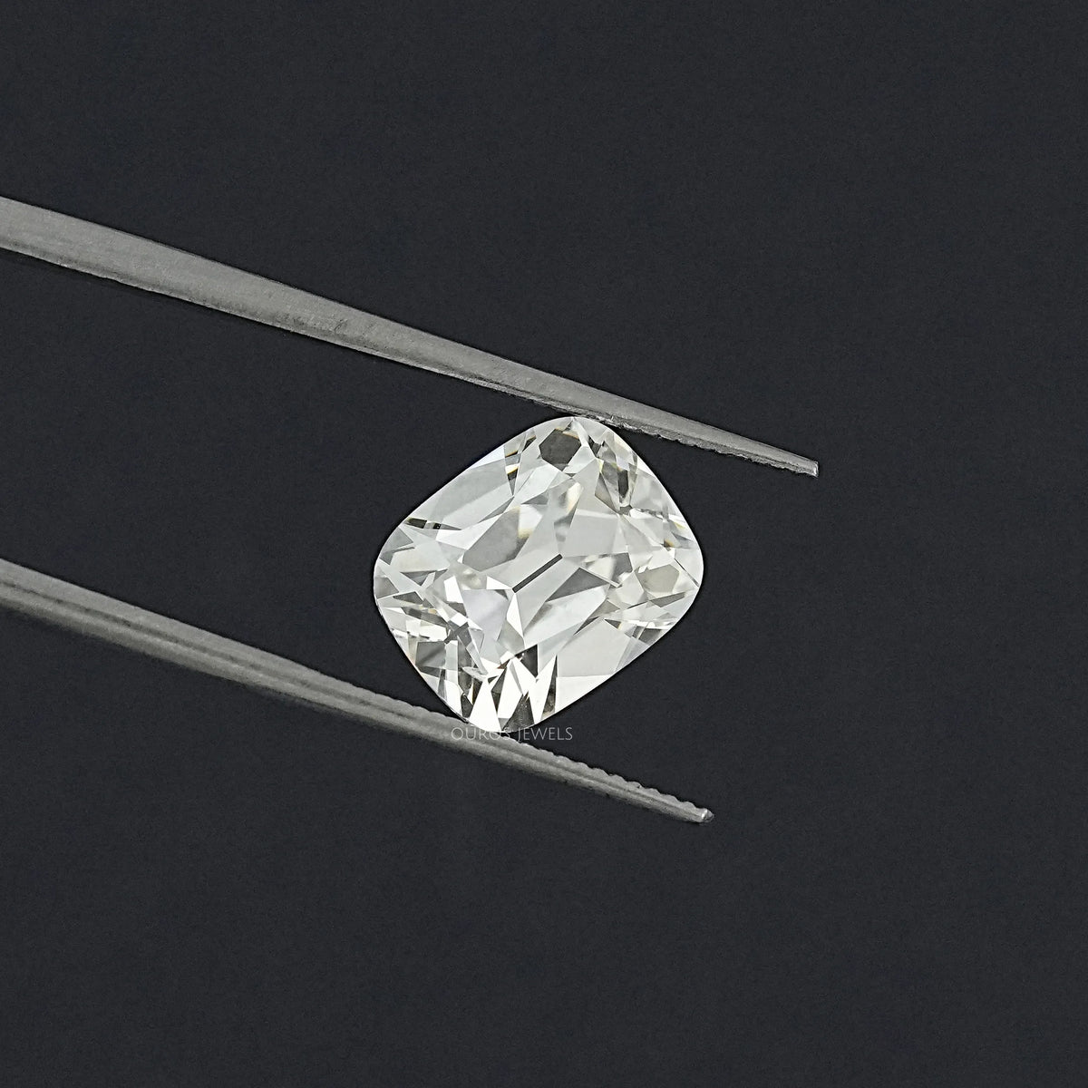 3.40 CT Lab Grown Old Mine Cushion Cut Diamond Loose