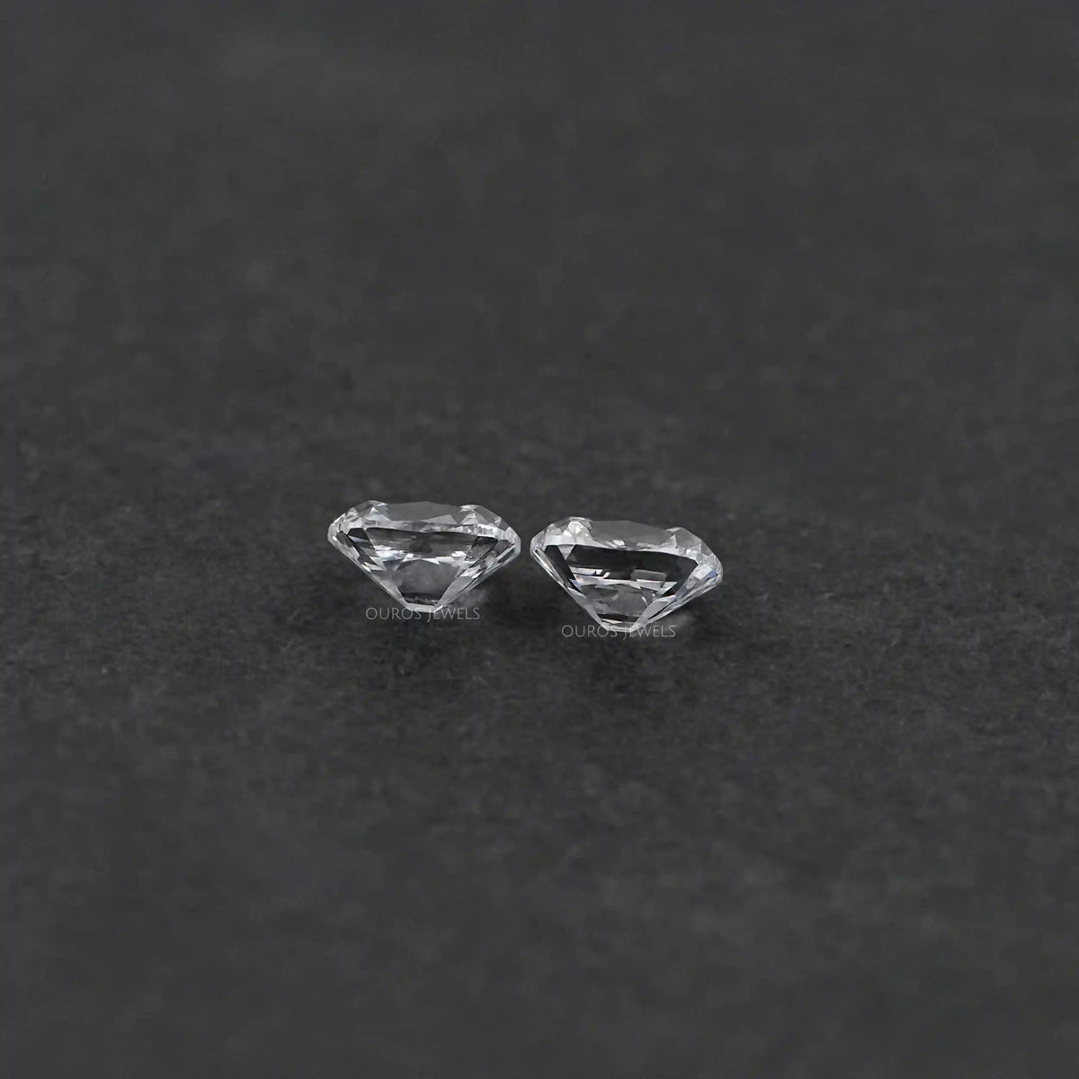 Lab Diamond Old Mine Cushion Matching Pair Loose