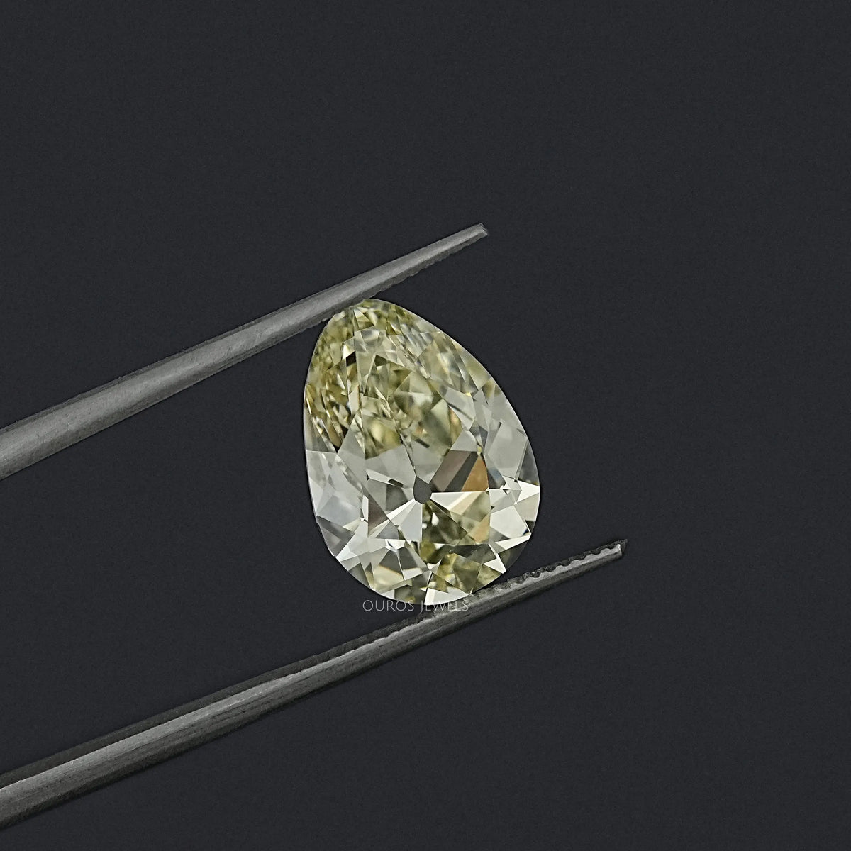 Old Mine Pear Cut Lab Grown Diamond Loose