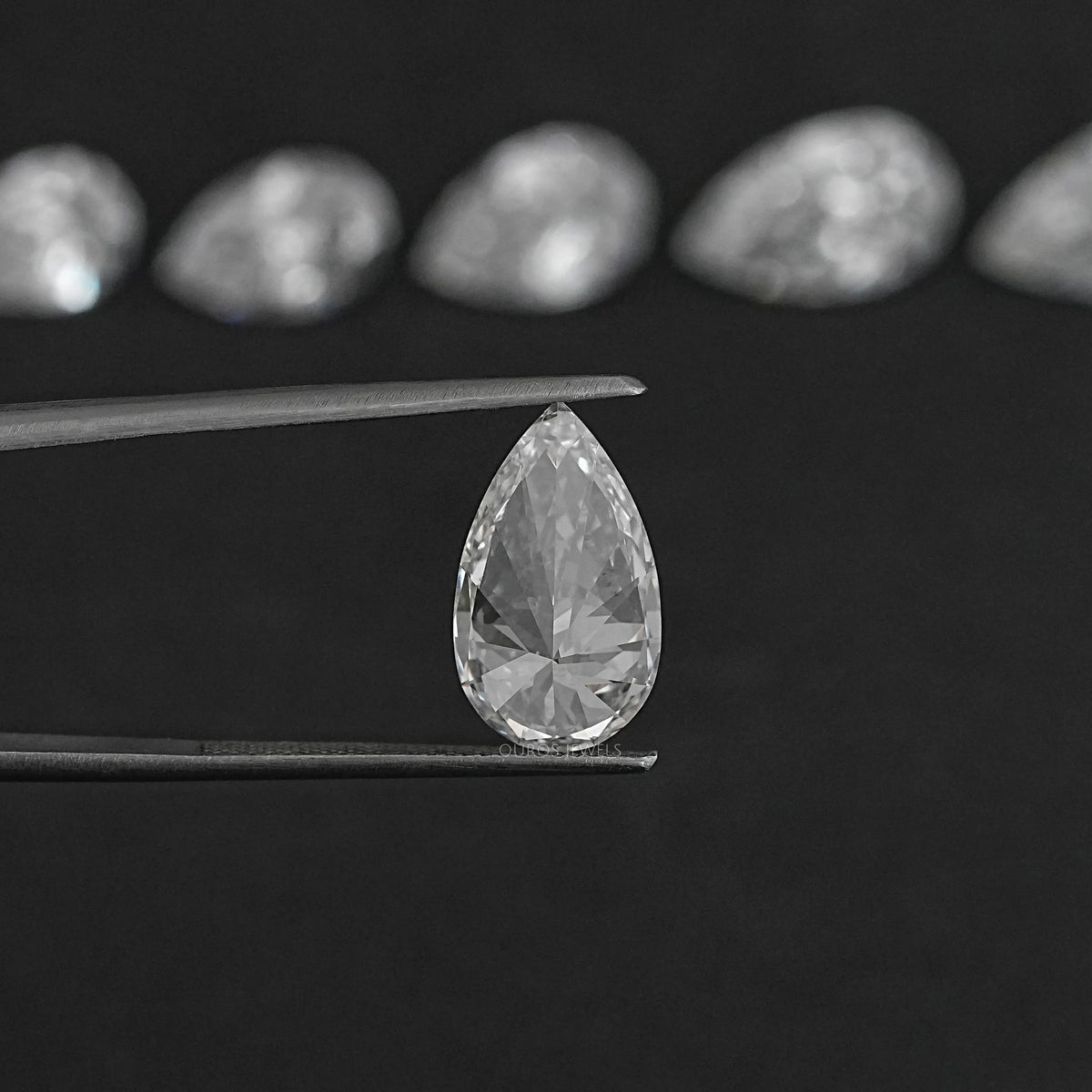 Certified Pear Cut Lab Grown Diamond Loose