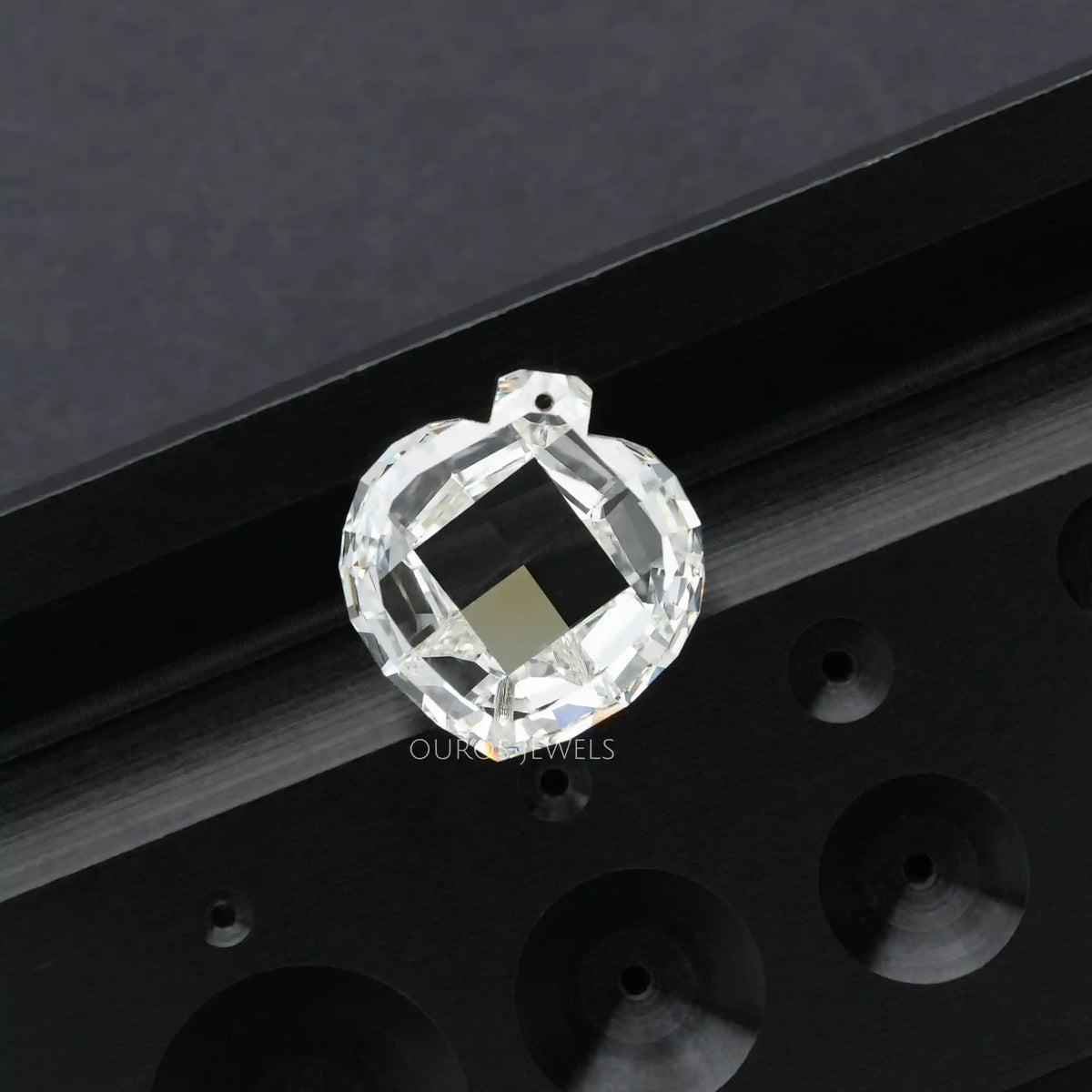 5.25 Carat Rose Cut Heart Lab Grown Diamond