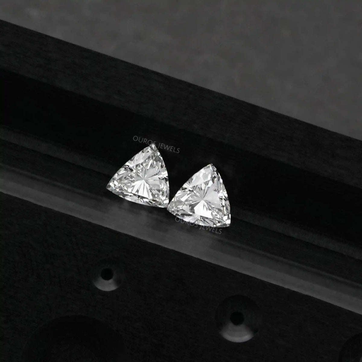 Trillion Cut Lab Grown Diamond Pair Loose