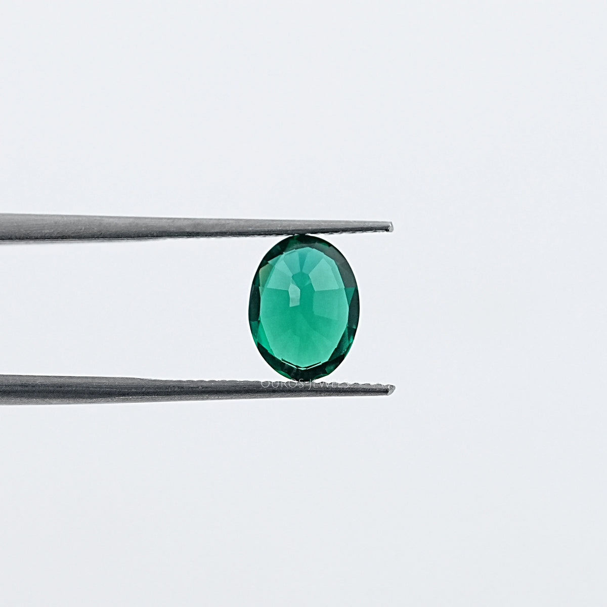Green Oval Zambian Emerald Gemstone Loose