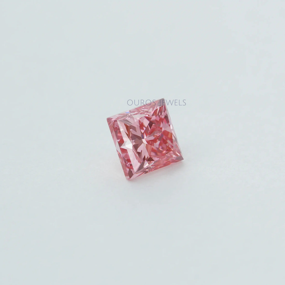 0.32 Carat Each Pink Princess Lab Grown Diamond