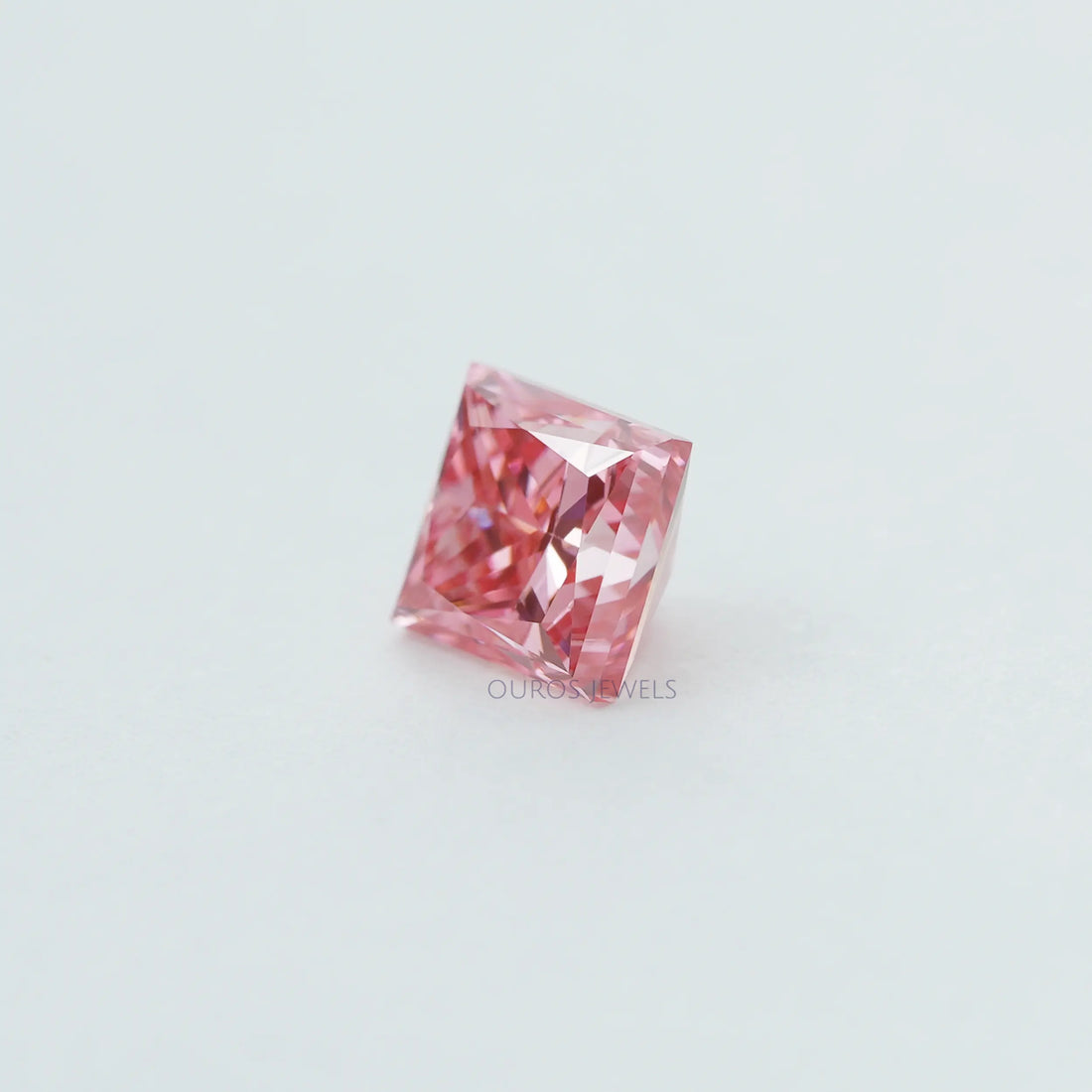 0.32 Carat Each Pink Princess Lab Grown Diamond