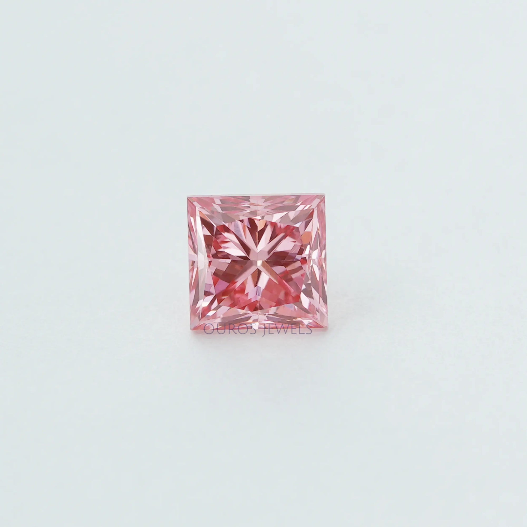 0.32 Carat Each Pink Princess Lab Grown Diamond