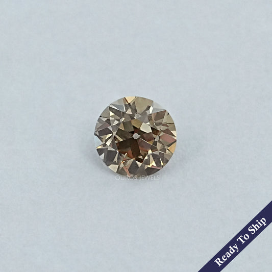 1.04 CT Old European Round Champagne Diamond Loose