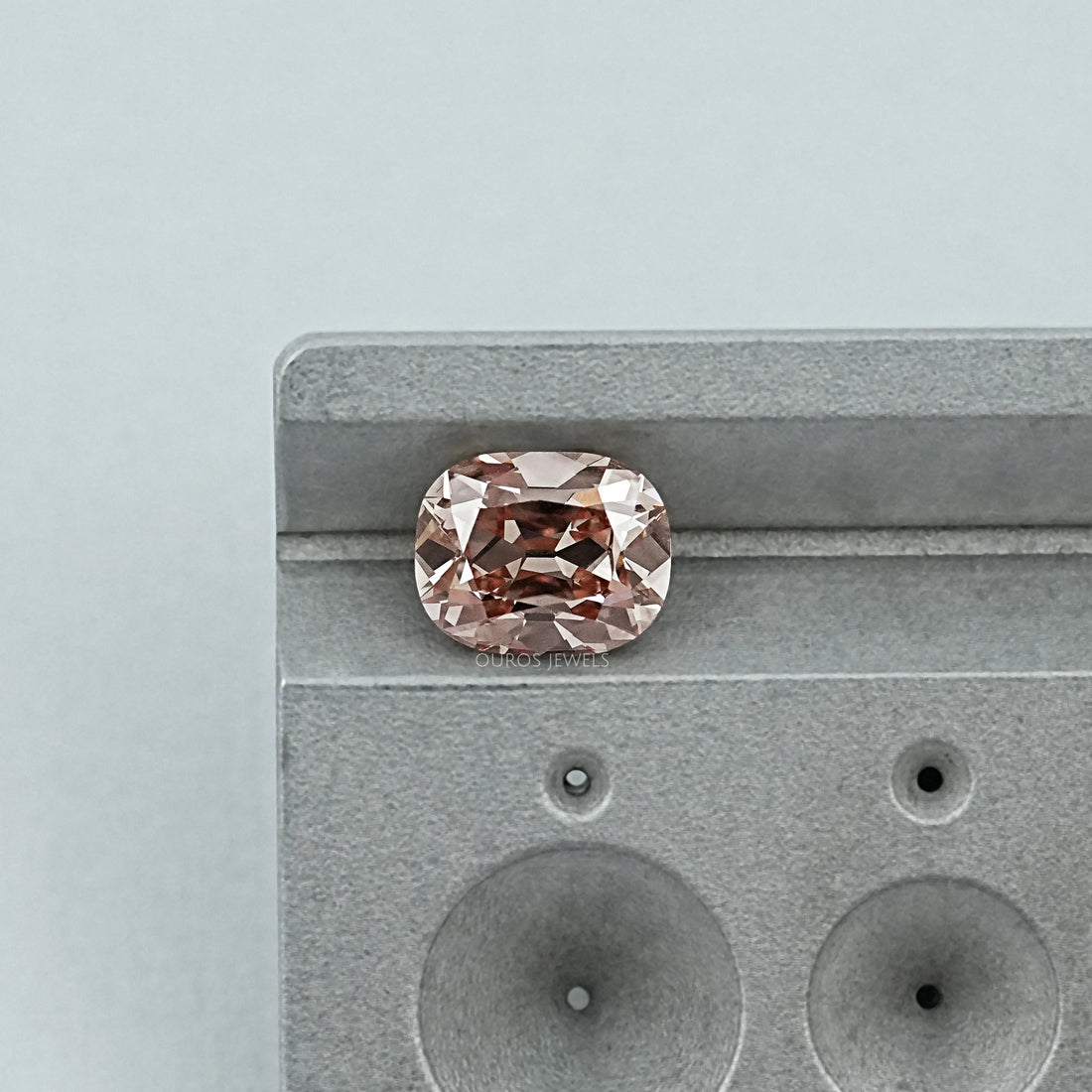 2.04 CT Old Mine Cushion Lab Champagne Loose Loose