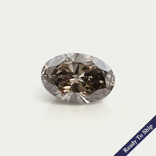 2.05 CT Olive Oval Loose Lab Diamond Loose
