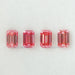 0.76 Carat Each Pink Emerald Cut Lab Grown Diamond Loose