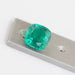 IGI Certified Cushion Shape Colombian Emerald Gemstone