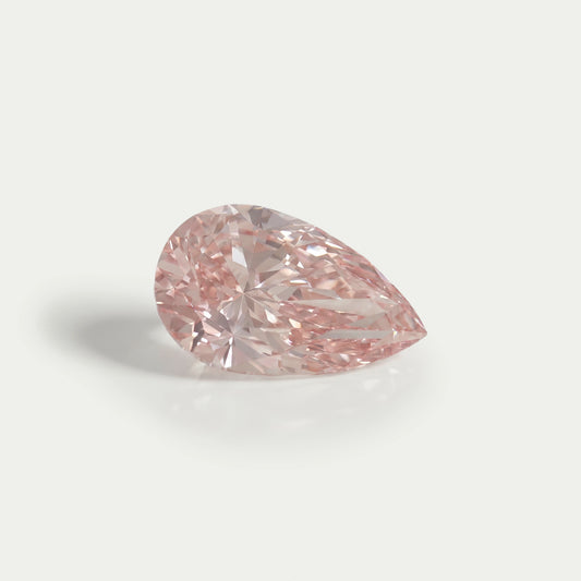 5.10 Carat Pear Cut Fancy Pink Lab Diamond Loose