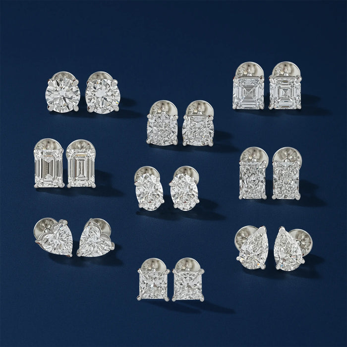 Customized Lab Diamond Stud