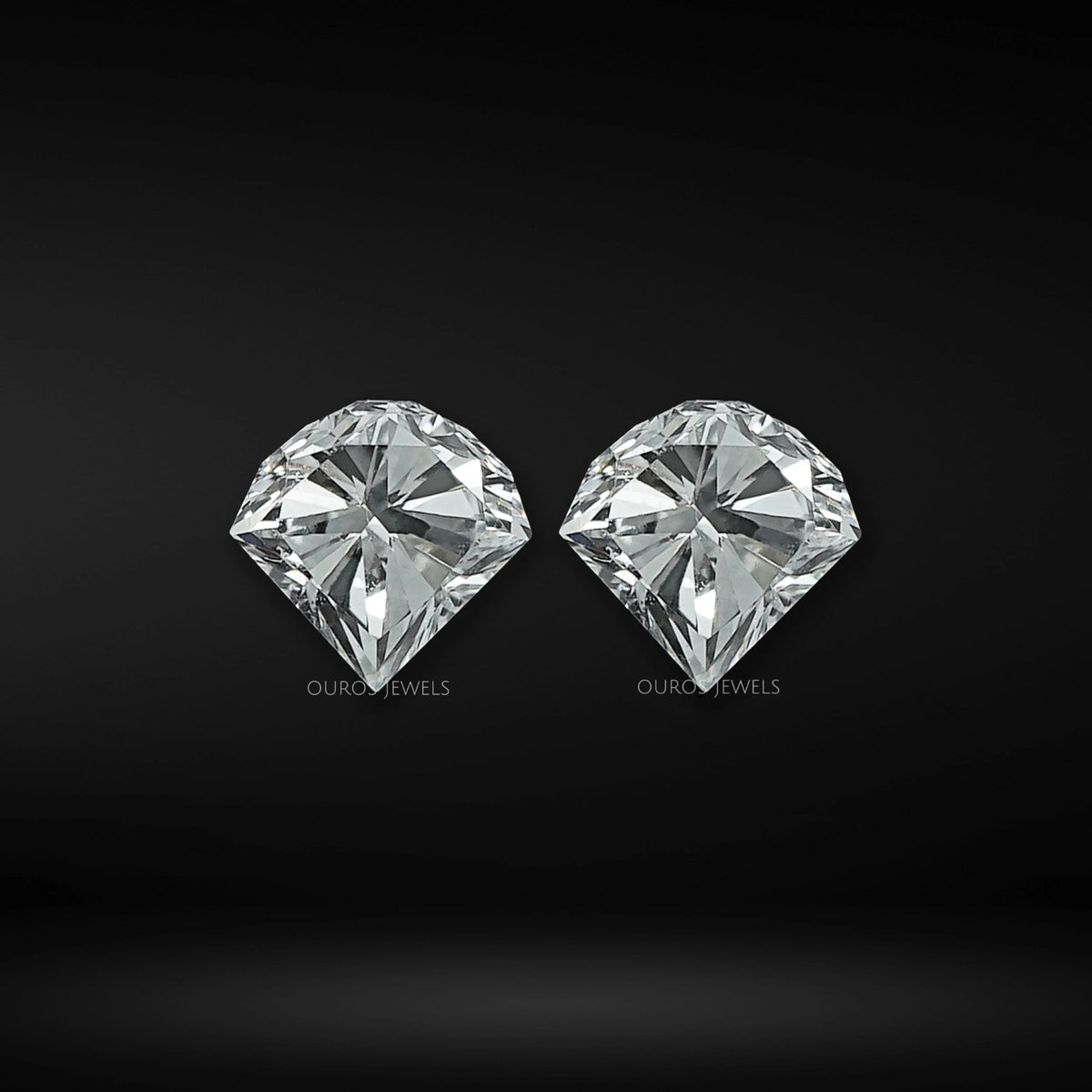 Unique Cone Cut Lab Diamond Matching Pair Loose
