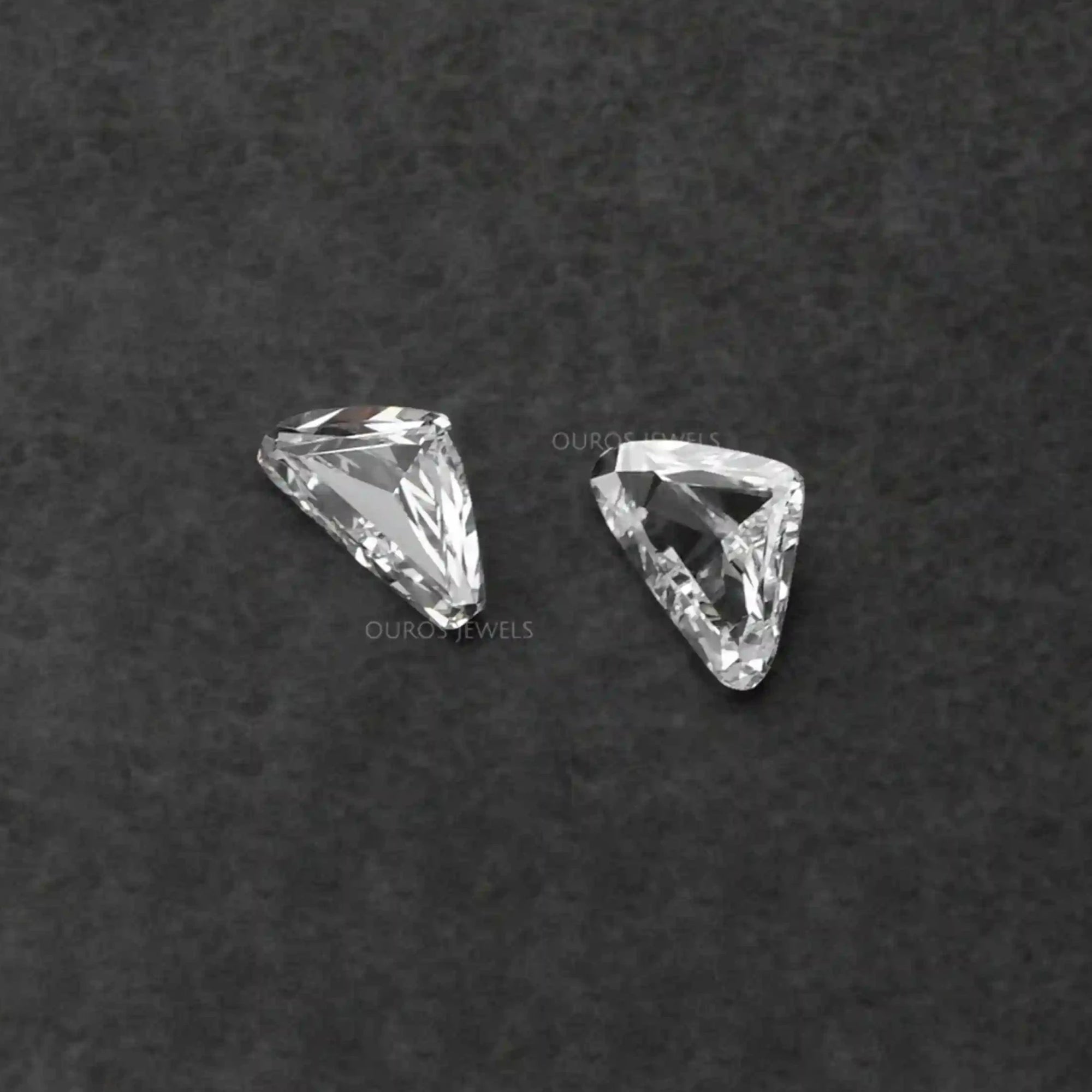 Modified Trillion Shape Lab Diamond Matching Pair Loose