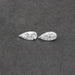 Long Pear Cut Lab Grown Pair Diamond Loose