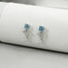 Aquamarine And Diamond Drop Earrings Earrings