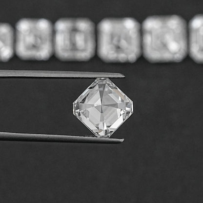 Certified Asscher Cut Lab Grown Diamond Loose