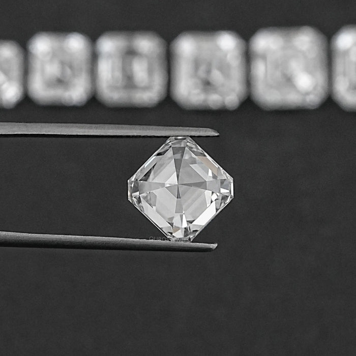 Certified Asscher Cut Lab Grown Diamond Loose