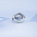 Double Row Sapphire Marquise Gemstone Enhancer Ring Rings