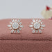 Round & Tapered Baguette Diamond Stud Earrings Earring