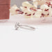 Baguette Cut Lab Cluster Diamond Dainty Ring