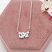 Multi Shape Lab Grown Diamond Cluster Pendant Necklaces