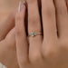 Two Stone Lab Diamond Bezel Set Ring Ring
