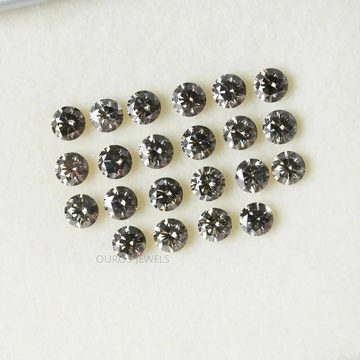 Black Round Cut Lab Grown Diamond Loose