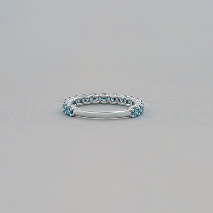 Rosa Rundschliff Diamant Halb Ehering