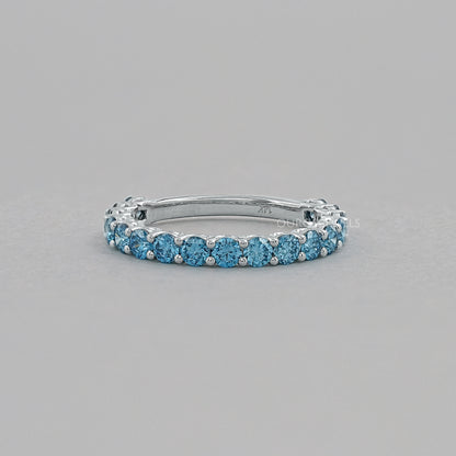 Rosa Rundschliff Diamant Halb Ehering