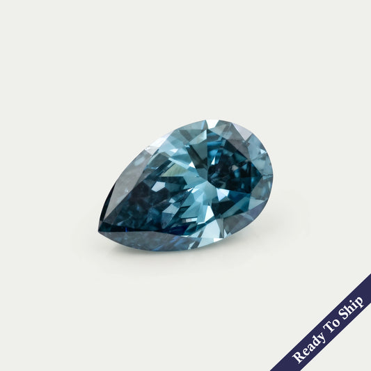 Blue Pear Lab Grown Loose Diamond Loose