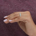 Cushion Cut Full Eternity Wedding Band Ring
