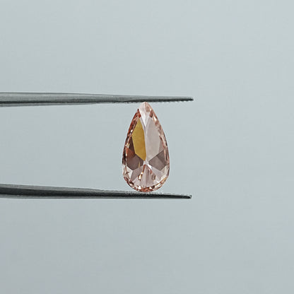 Brown Old Mine Pear Lab Grown Diamond Loose Loose