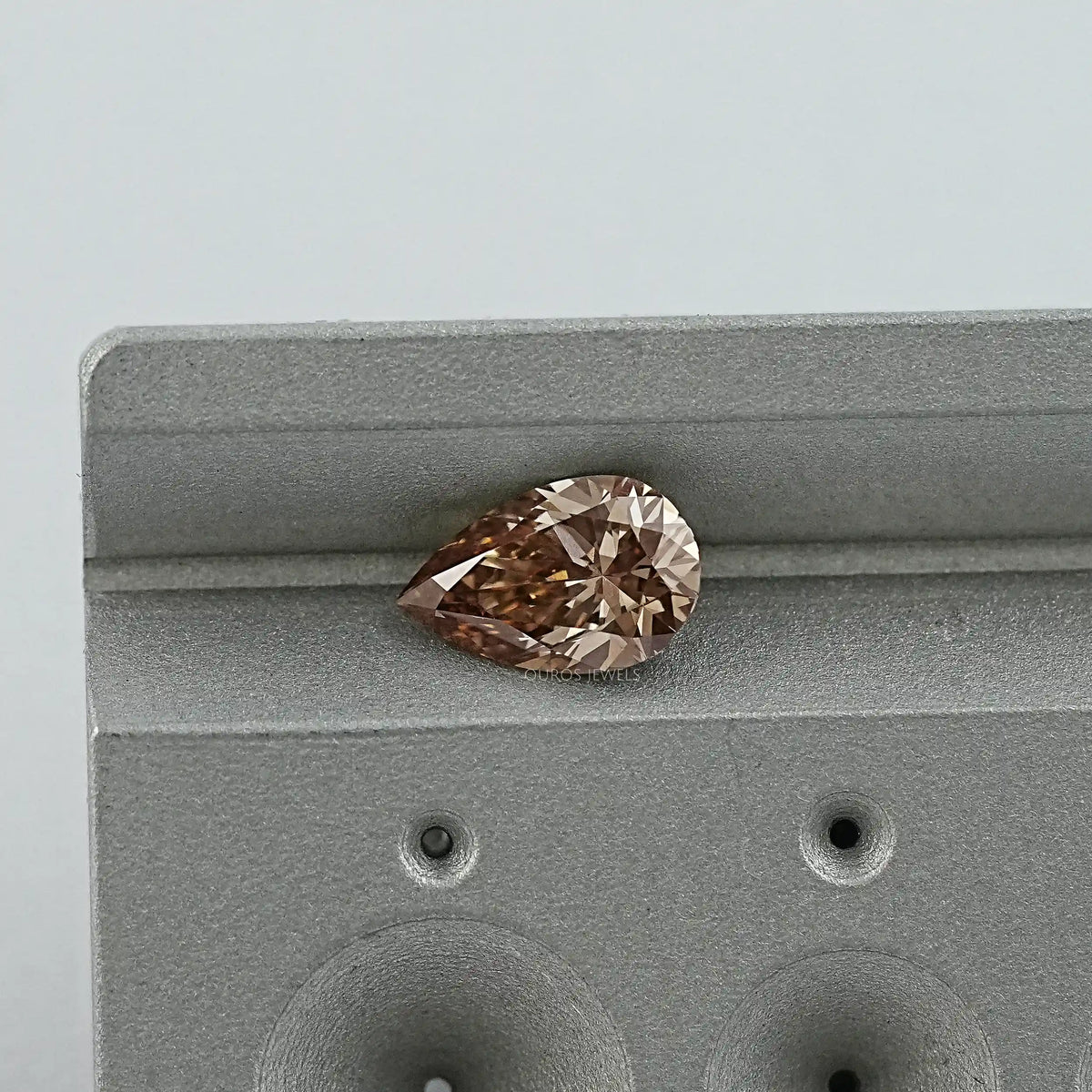 Brown Pear Loose Lab Grown Diamond Loose