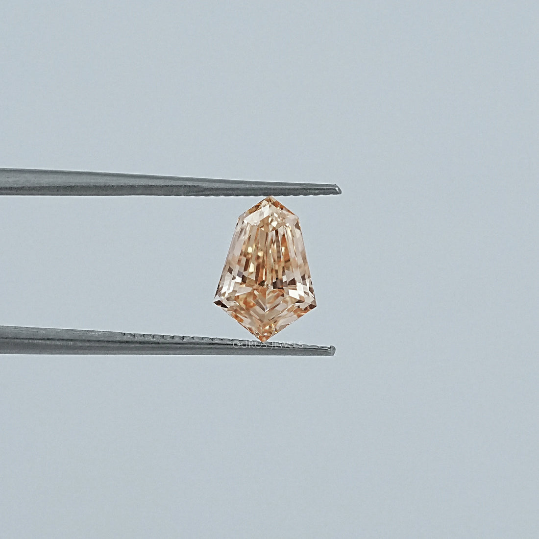 Brown Step Cut Shield Diamond Loose Loose