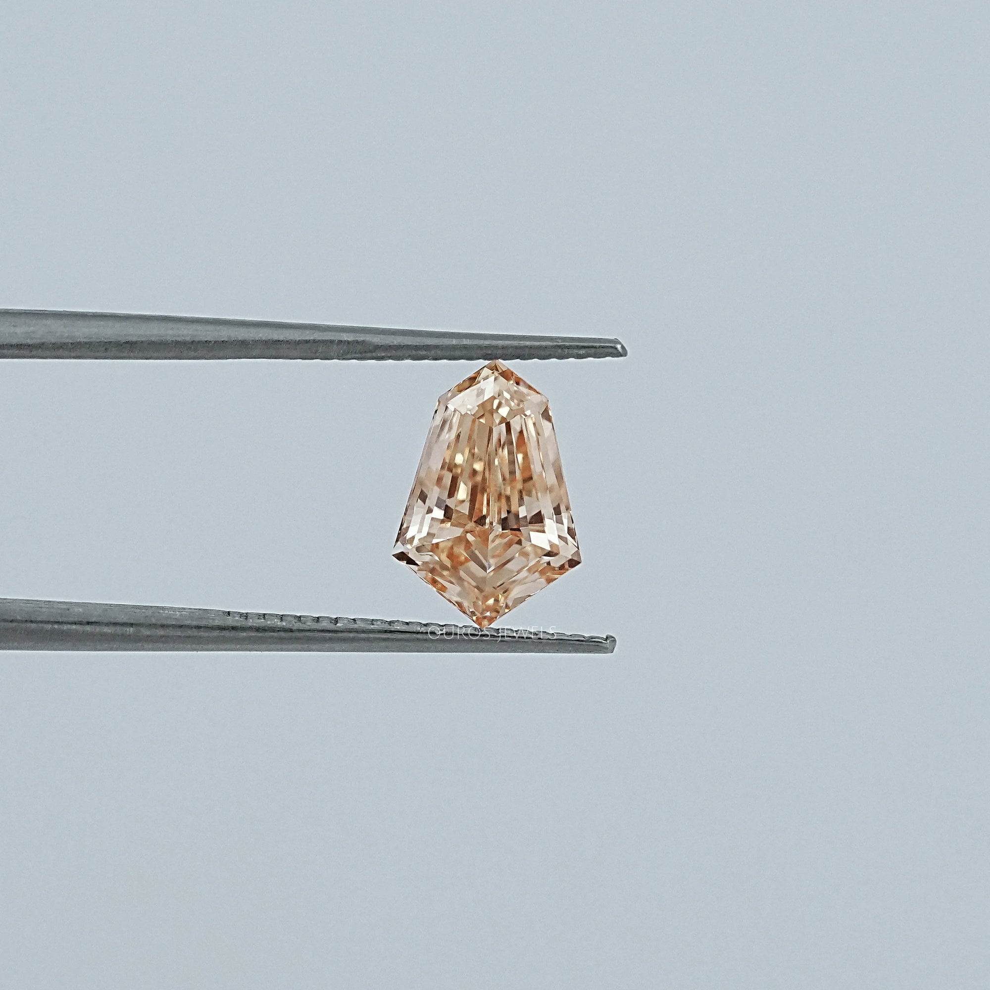 Brown Step Cut Shield Diamond Loose Loose