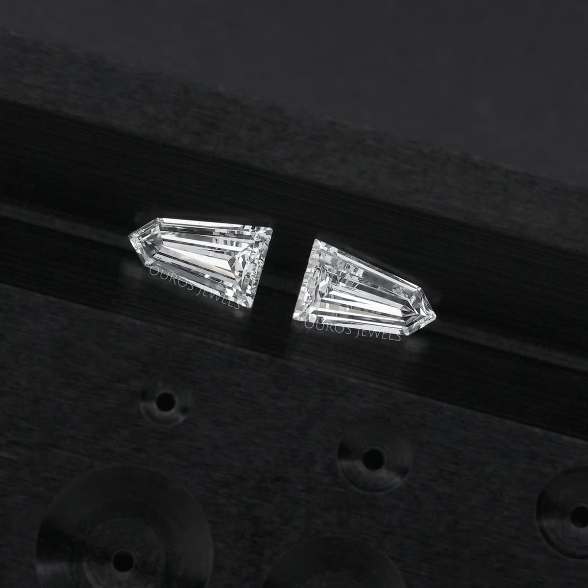 Bullet Cut Lab Grown Diamond Loose Pair Loose