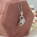 Butterfly Cut Lab Diamond Anniversary Necklace Necklaces