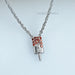 Red Ruby Popsicle Pendant For Kids