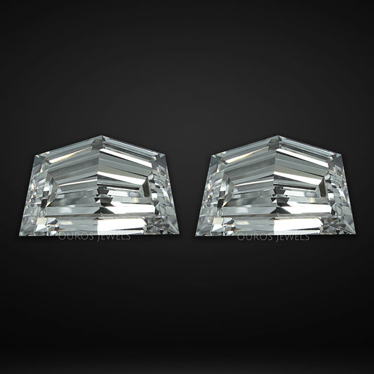 Step Cut Cadillac Shape Lab Diamond Matching Pair Loose