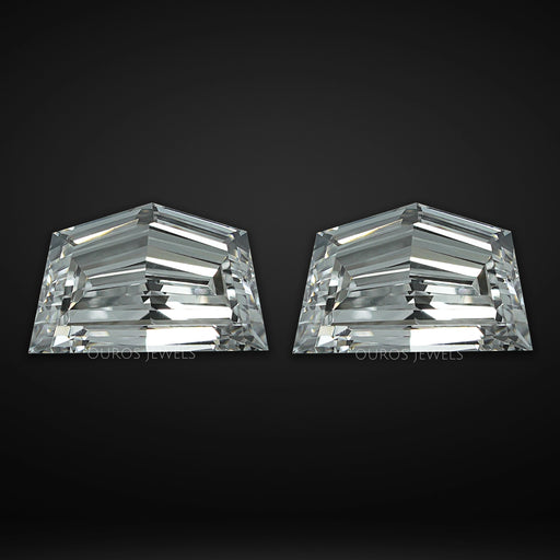 Step Cut Cadillac Shape Lab Diamond Matching Pair Loose