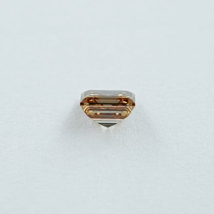 Champagne Carre Cut Lab Grown Diamond Loose