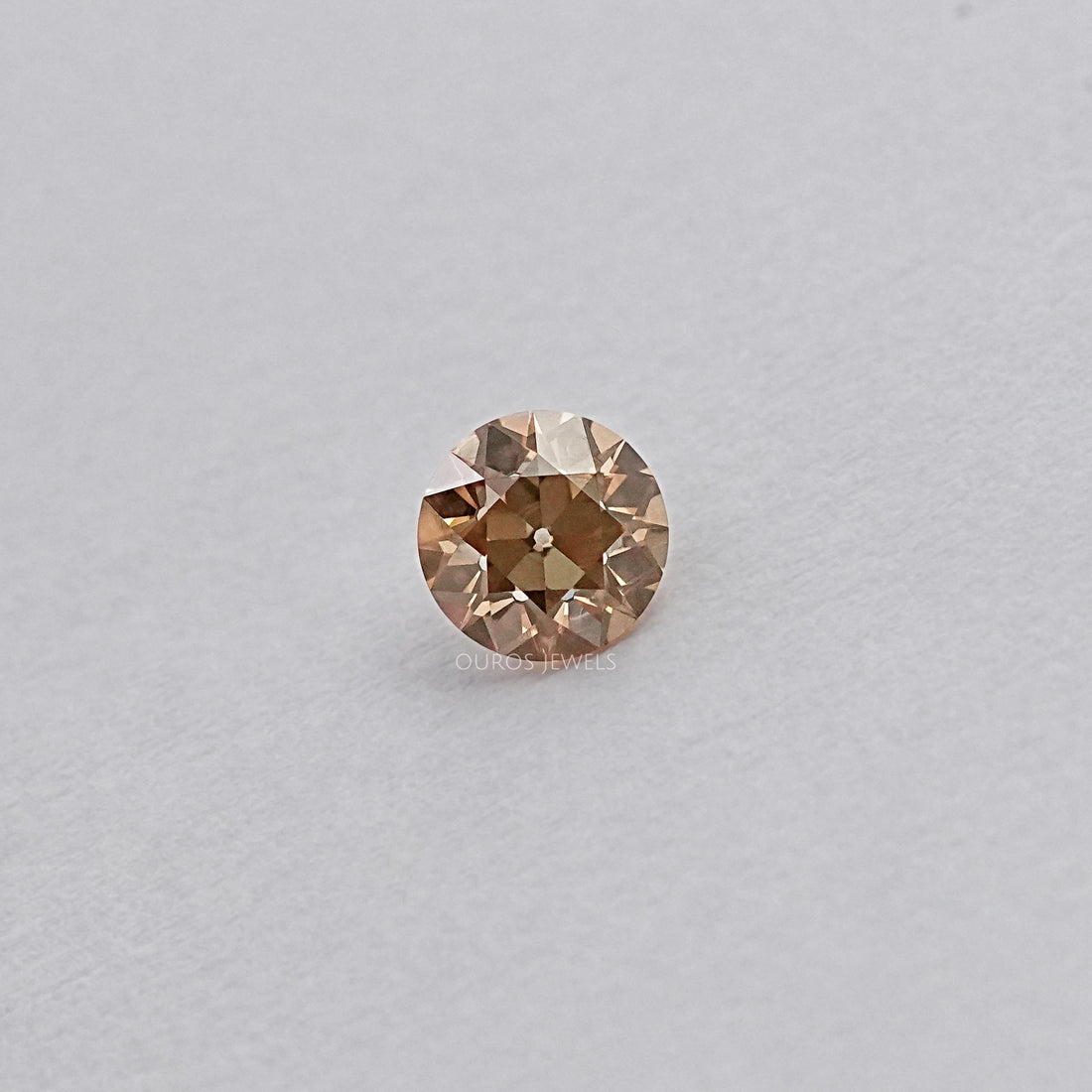 OEC Round Cut Loose Diamond - Champagne Loose